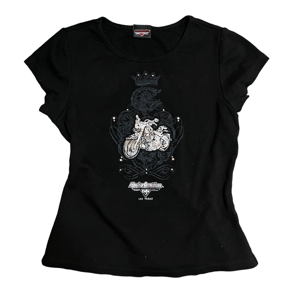Harley Davidson Black Graphic Tee